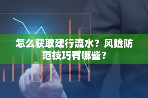 怎么获取建行流水？风险防范技巧有哪些？
