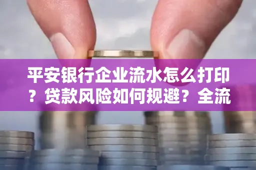 平安银行企业流水怎么打印？贷款风险如何规避？全流程技巧解析