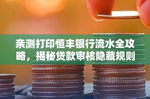 亲测打印恒丰银行流水全攻略，揭秘贷款审核隐藏规则